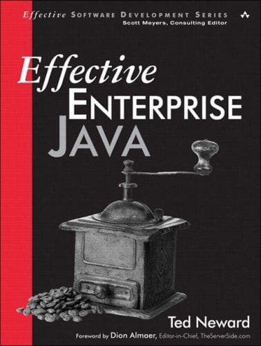 Tapa de Effective Enterprise Java (Effective Software Development Series)