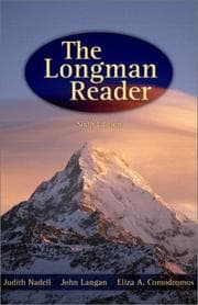 Tapa de The Longman reader