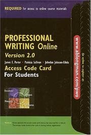 Tapa de Professional Writing Online, Version 2.0