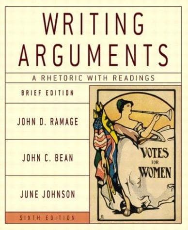 Tapa de Writing arguments