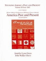 Tapa de Studying America Past and Present from 1965 to Accompany America Past and Present