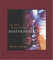 Tapa de One Man's Journey Through Mathematics