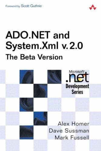 Tapa de ADO.NET and System.XML v. 2.0-the Beta version