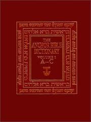 Tapa de The Anchor Bible dictionary