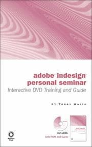 Tapa de Getting Started with Adobe InDesign CS2 Personal Seminar (KW Personal Seminar)