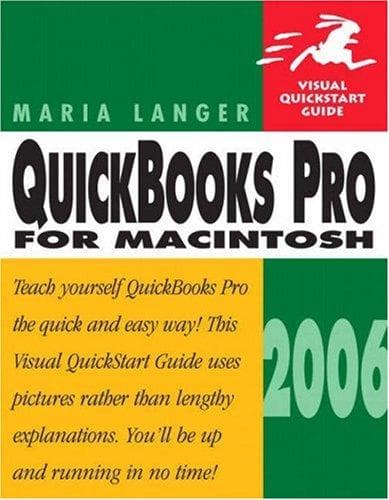 Tapa de QuickBooks Pro 2006 for Macintosh