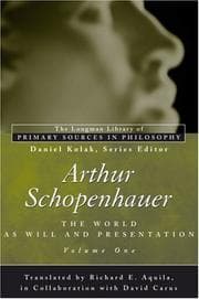 Tapa de Arthur Schopenhauer