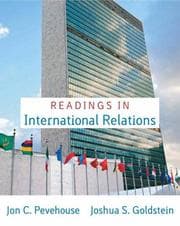 Tapa de Readings in international relations