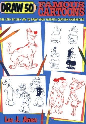 Tapa de Draw 50 Famous Cartoons