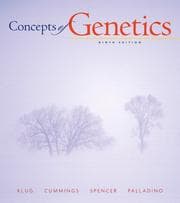 Tapa de Concepts of genetics