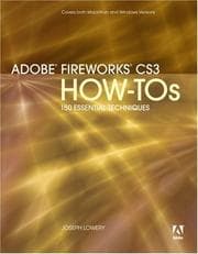 Tapa de Adobe Fireworks CS3 How-Tos