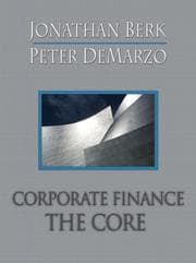 Tapa de Corporate finance