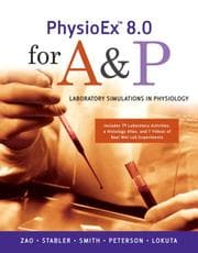 Tapa de PhysioEx 8.0 for A&P