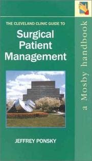 Tapa de The Cleveland Clinic Guide to Surgical Patient Management