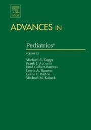 Tapa de Advances in pediatrics