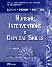 Tapa de Skills Performance Checklists for Nursing Interventions and Clinical Skills