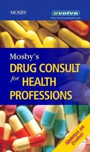 Tapa de Mosby's Drug Consult for Health Professions (Mosby's Drug Consult for Health Professionals)