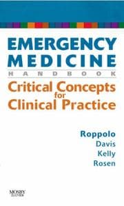 Tapa de Emergency medicine handbook