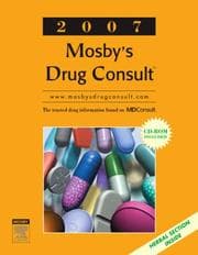 Tapa de Mosby's Drug Consult 2007 (Mosby's Drug Consult)