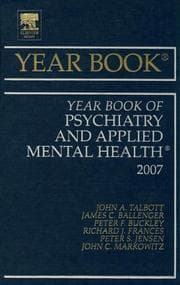 Tapa de Year Book of Psychiatry and Applied Mental Health