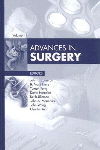 Tapa de Advances in Surgery (Advances)