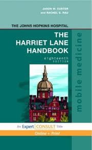 Tapa de The Harriet Lane handbook