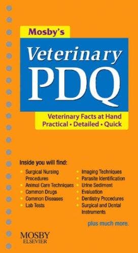 Tapa de Mosby's Veterinary PDQ