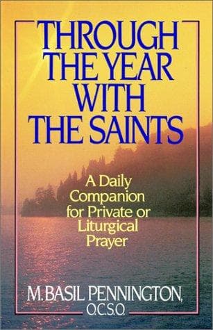 Tapa de Through the year with the saints