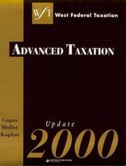 Tapa de Advanced Taxation (West Federal Taxation)