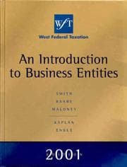 Tapa de An introduction to business entities