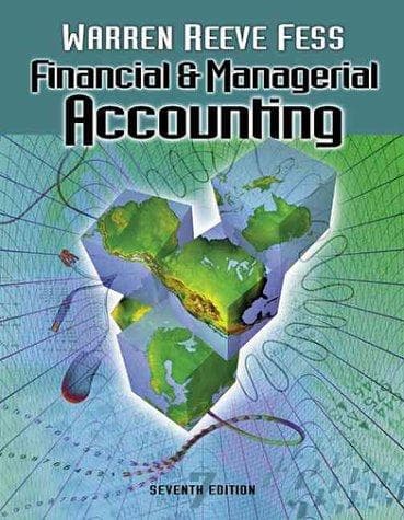 Tapa de Financial & managerial accounting
