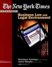 Tapa de The New York Times Guide to Business Law and Legal Environment