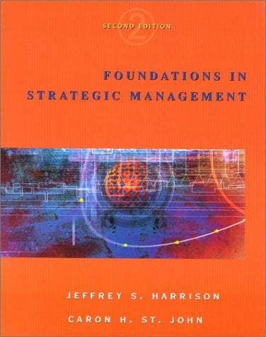 Tapa de Foundations in strategic management