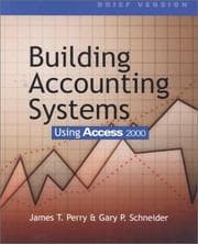 Tapa de Building accounting systems using Access2000
