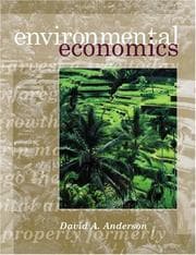 Tapa de Environmental Economics and Resource Management with Economic Applications Card