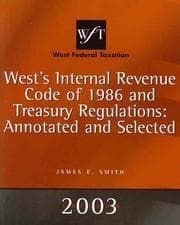 Tapa de West Federal Taxation 2003
