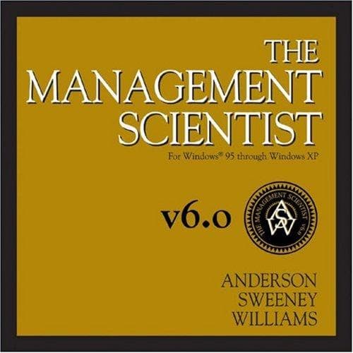 Tapa de The Management Scientist, Version 6.0