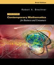 Tapa de Contemporary Mathematics for Businesses and Consumers, Brief with 2003 Tax Update
