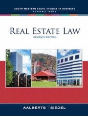 Tapa de Real estate law