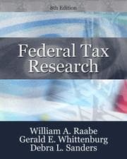 Tapa de Federal tax research