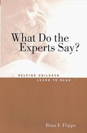 Tapa de What Do the Experts Say?