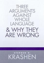 Tapa de Three arguments against whole language & why they are wrong