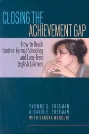 Tapa de Closing the achievement gap