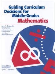 Tapa de Guiding curriculum decisions for middle-grades mathematics