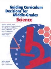 Tapa de Guiding Curriculum Decisions for Middle-Grades Science
