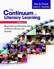 Tapa de The Continuum of Literacy Learning, Grades K-8