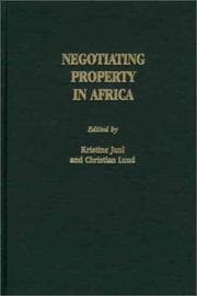 Tapa de Negotiating property in Africa