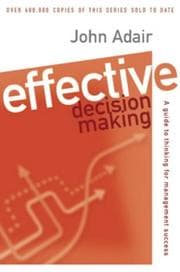 Tapa de Effective Decision Making