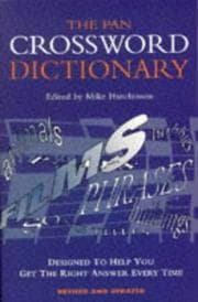 Tapa de The Pan Crossword Dictionary (Crossword)