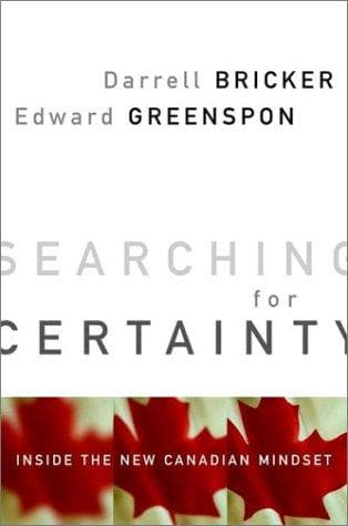 Tapa de Searching for certainty